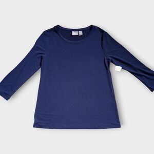 Chicos Top Blue Size 0